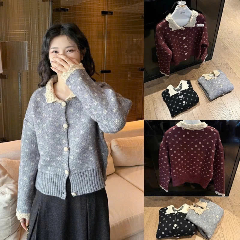 [KITTIN] Áo len cổ lọ màu sắc tương phản bắt mắt, nổi bật với thiết kế trẻ trung, hiện đại S1219